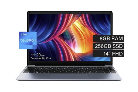 CHUWI HeroBook Pro 14.1'' portátil, 256GB SSD 8GB RAM, Windows 11 Laptop